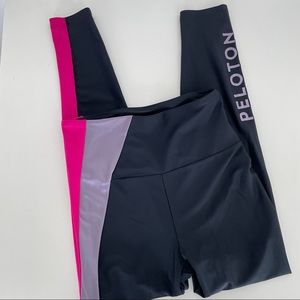 Peloton Black and Pink Leggings